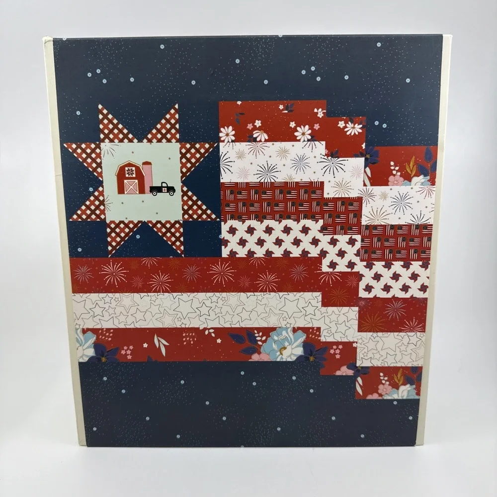 HEARTLAND Quilt Kit Beverly McCullough 63 x 85 Patriotic Quilt Kit BRAND NEW